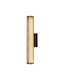 Zambelis Lights Modern Lamp Wall with Integrated LED and Warm White Light Black 6x9x6cm