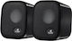 Kisonli KS-10 2.0 Speakers 3W Black