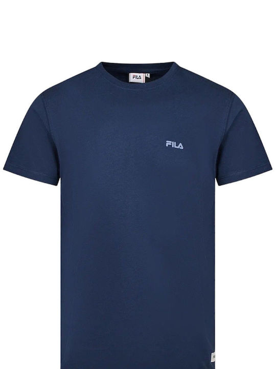 Fila Thomas 2 Men's Short Sleeve Blouse Navy Blue