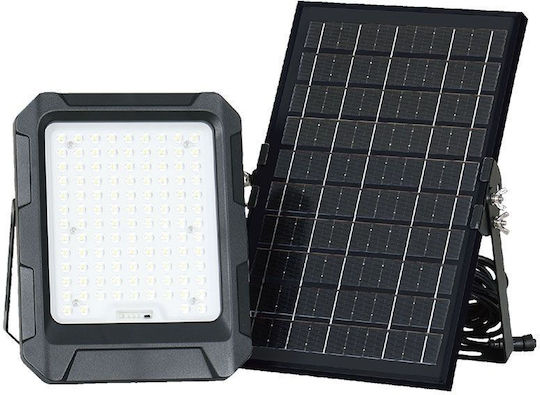 V-TAC Στεγανός Ηλιακός Προβολέας LED 10W Φυσικό Λευκό 4000K με Τηλεχειριστήριο IP65