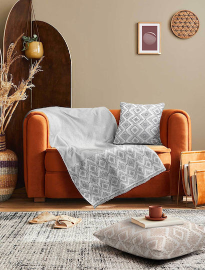 Madi Folk Ριχτάρι Πολυθρόνας Γούνινο 170x180εκ. Grey