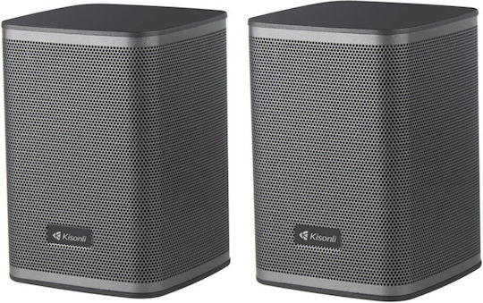 Kisonli X25 2.0 Speakers with Bluetooth 3.5W Black