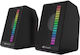 Kisonli X13 2.0 Speakers with RGB 3W Black