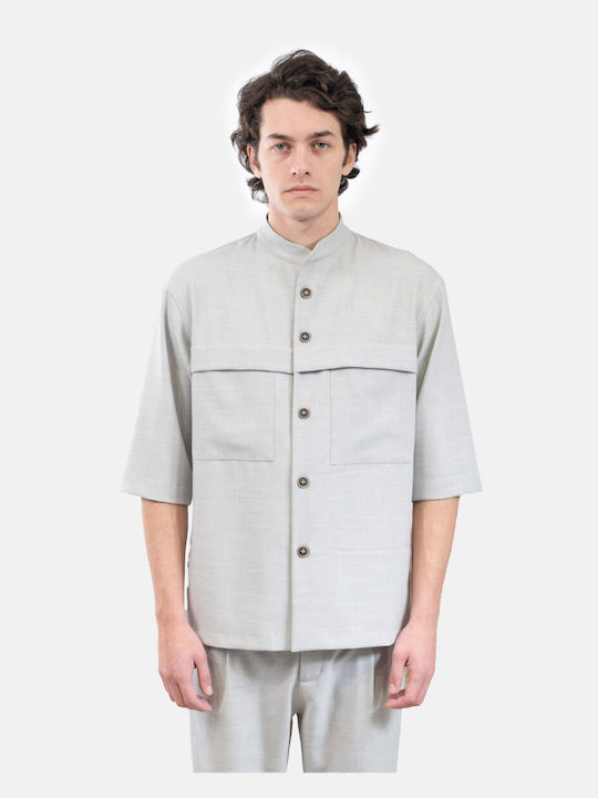 Vittorio Artist Ανδρικό Πουκάμισο Overshirt Grey