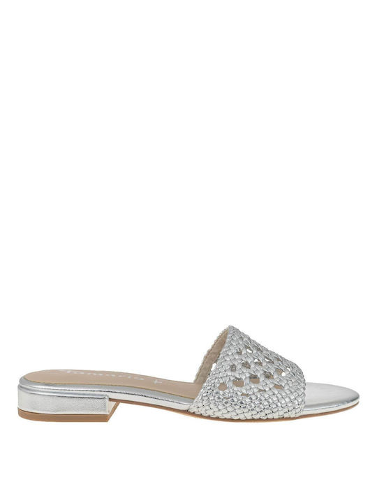 Tamaris Women's Flat Sandals in Silver Color