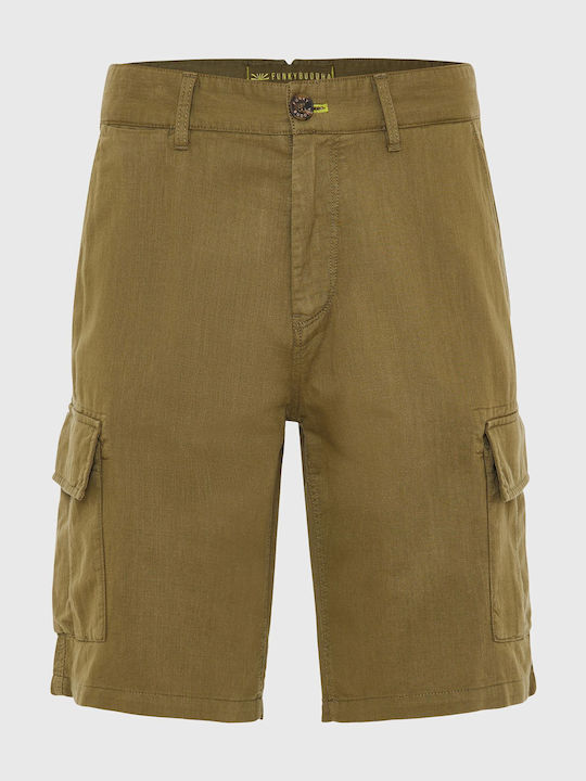 Funky Buddha Men's Shorts Cargo Khaki