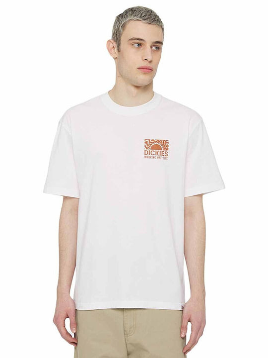 Dickies T-shirt Bărbătesc cu Mânecă Scurtă White