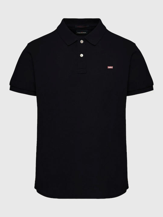 Funky Buddha Men's Blouse Polo BLACK