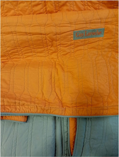 Guy Laroche Mineral Κουβερλί Μονό Πορτοκαλί 170x250cm