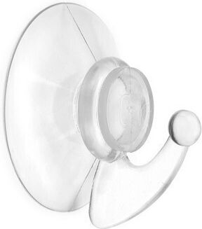 Inofix 1206 Άγκιστρο Μπάνιου Μονό ​3.3x3.3cm Διάφανο