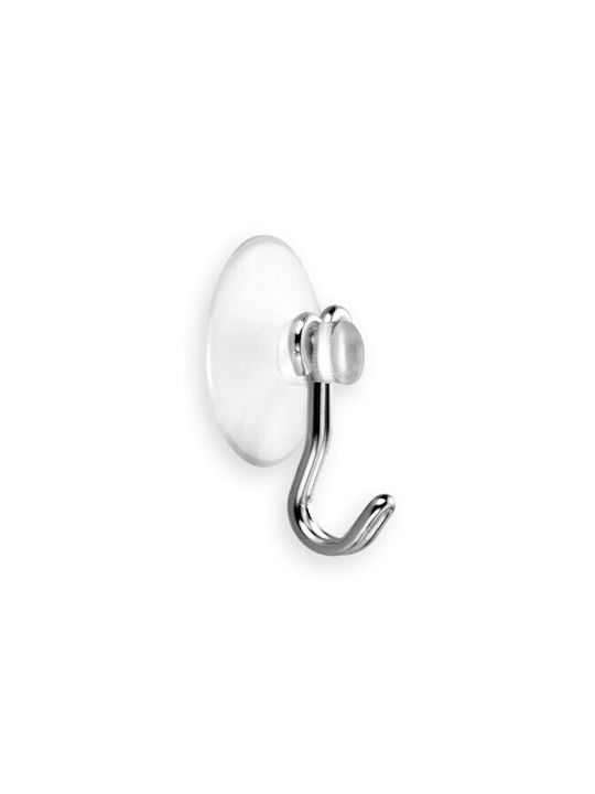 Inofix Single Wall-Mounted Bathroom Hook Silver