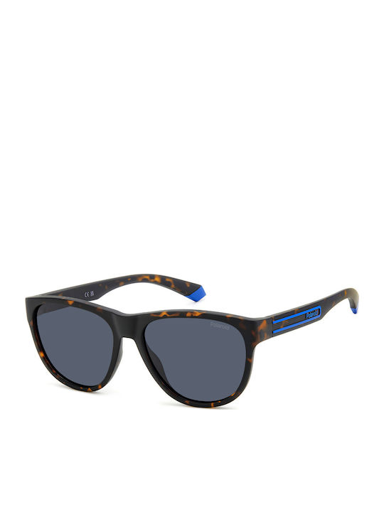 Polaroid Men's Sunglasses with Brown Tartaruga ...