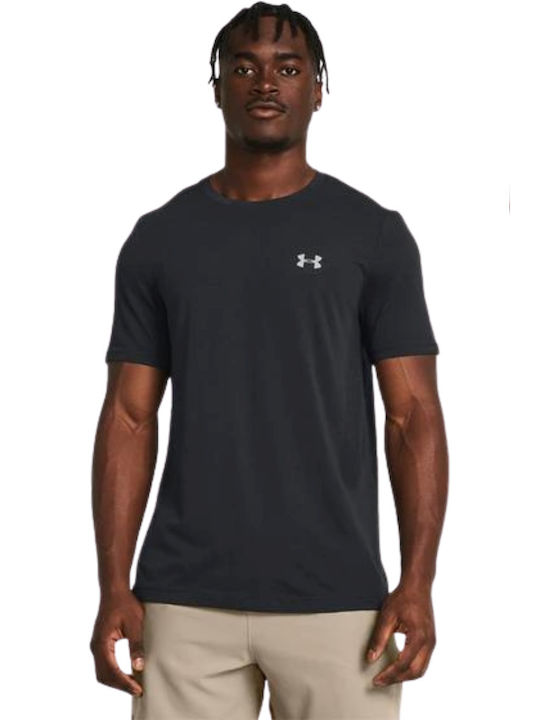 Under Armour Ανδρικό Αθλητικό T-shirt Κοντομάνικο Μαύρο