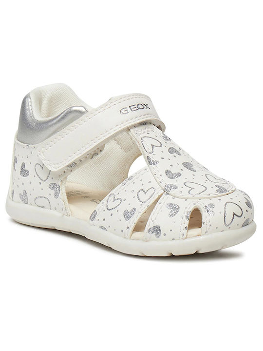 Geox Kinder Sandalen Anatomisch Weiß