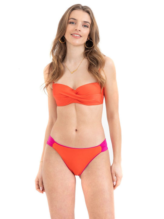 Pretty Me Clio Bikini Alunecare Orange/fucsia