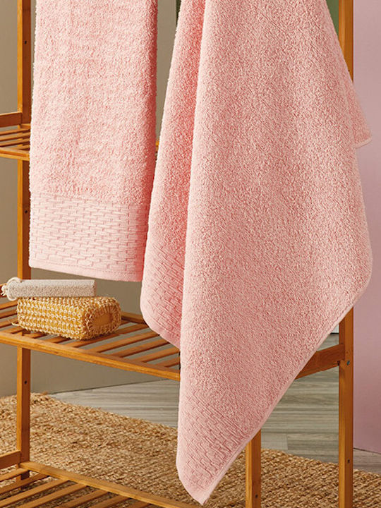 Whitegg Σετ Πετσέτες Μπάνιου 3τμχ T082 Pink Βάρ...