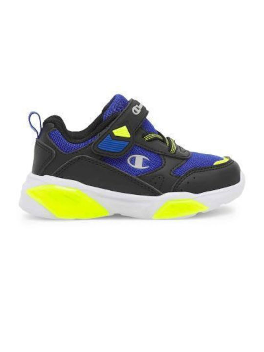 Champion Kids Sneakers with Lights Black