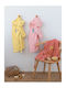 Palamaiki Kids Hooded Bathrobe Peach