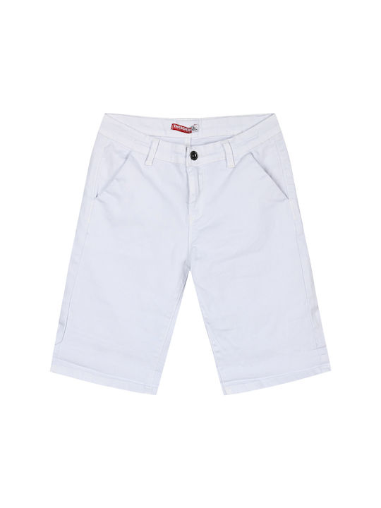 Energiers Kids Shorts/Bermuda Fabric White