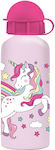 Diakakis Kids Water Bottle Unicorn Aluminium 500ml