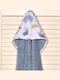 Baby Oliver Baby Hooded Bath Towel 75x75cm