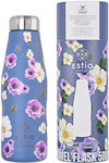 Estia Travel Flask Save the Aegean Recyclable Bottle Thermos Stainless Steel Garden Blue Estia 500ml