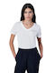 Champion Damen Bluse Kurzärmelig White