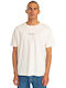 RVCA Men's Short Sleeve T-shirt Ecru