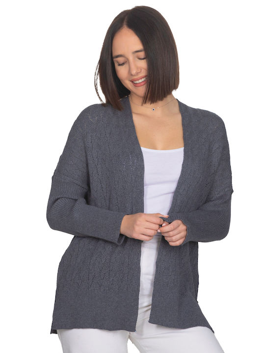 Cardigan Hole-in-the-Wall Design Grey 13027