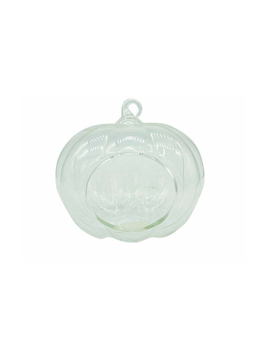 JK Home Decoration Διακοσμητική Κολοκύθα από Γυαλί 9.5x10.5cm