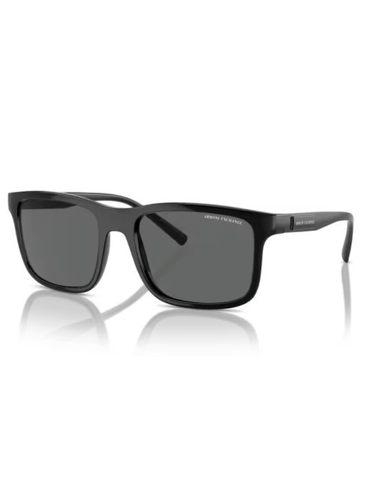 Armani Exchange Sonnenbrillen mit Schwarz Rahmen und Schwarz Linse AX4145S 815887