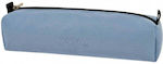 Polo Fabric Cornflower Blue Pencil Case Original Cord Wallet with 1 Compartment