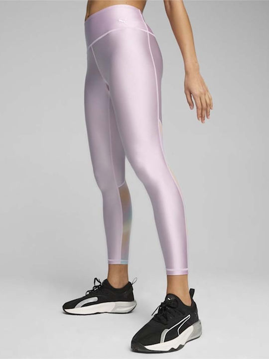 Puma High-waist Women's Cropped Legging Pink