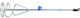 Geko G00680 Mischpaddel Farbe Hex 80x400mm