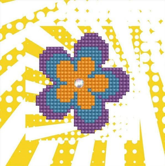 Diamond Dotz Mozaic Retro Flower Card Diamond Painting Kit