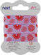 Next Red Flowers Ribbon Κορδέλα Floral Κόκκινη