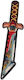 Foam sword Warrior Viking King 32cm 7916