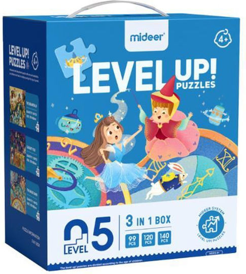 Mideer Παζλ 3 1 Level Up 5 "fairy Tale World" 99,120 130τμχ