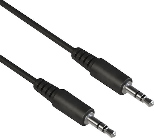 Powertech 3,5mm Klinkenkabel 3,5mm Stecker - 3,5mm Stecker Schwarz 10m CAB-J057