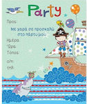 Fun Fashion Invitations Pirates 6pcs PR103