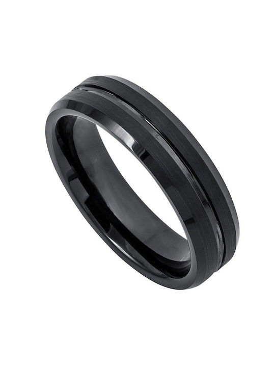 Theodora's Jewellery Men's Steel Ring