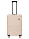 Bric's Milano Mittlerer Hartreisekoffer Pearl Rosa mit 4 Rädern Höhe 65cm