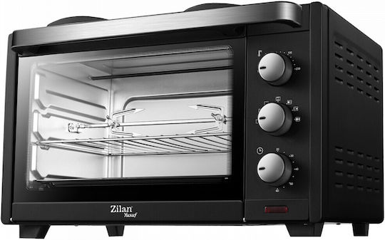 Zilan Cuptor electric 28lt Fara arzatoare Negru