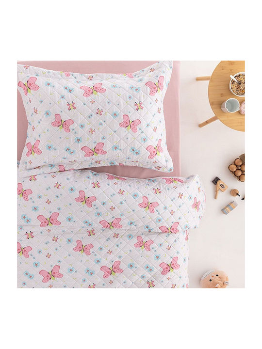 Palamaiki Kids Pillowcase 50x70cm White-Pink