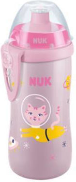 Nuk Junior Cup Educational Sippy Cup Plastic Purple Purple for 36m+m+ 300ml