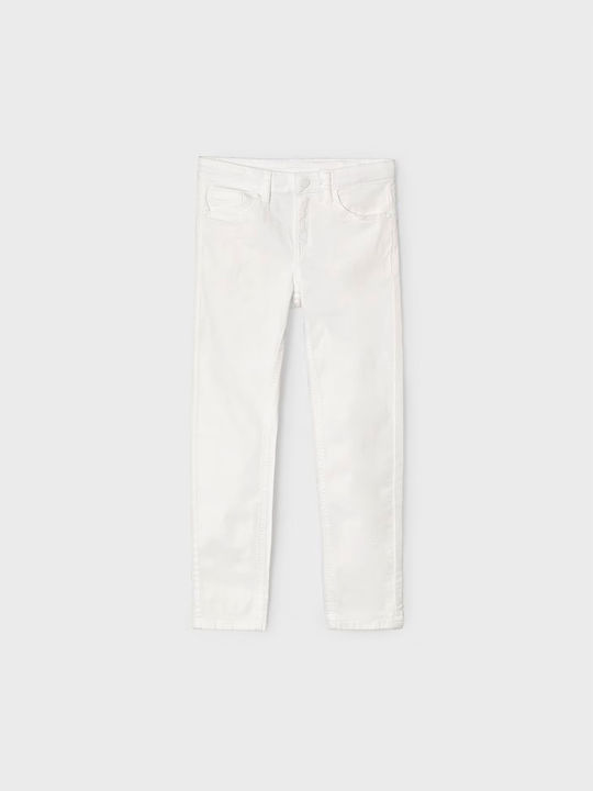 Mayoral Kids Trousers White