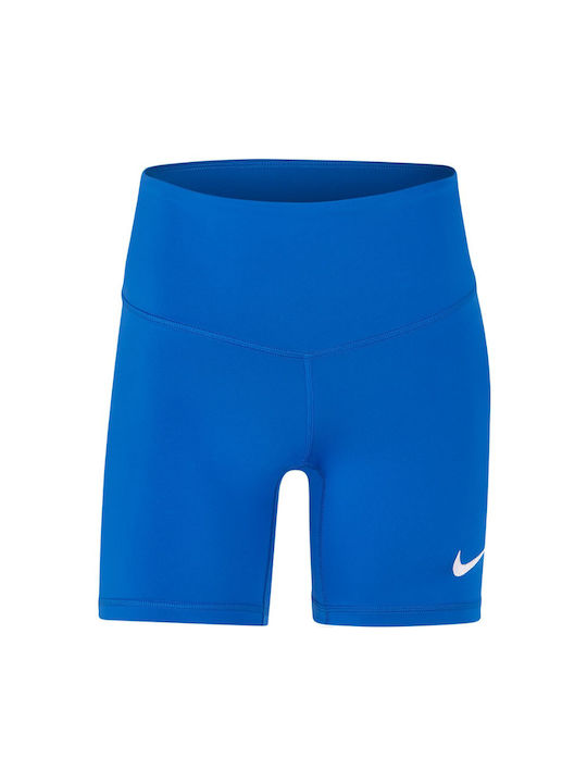 Nike Frauen Kurze Hosen Leggings Hochgeschnitten Blau