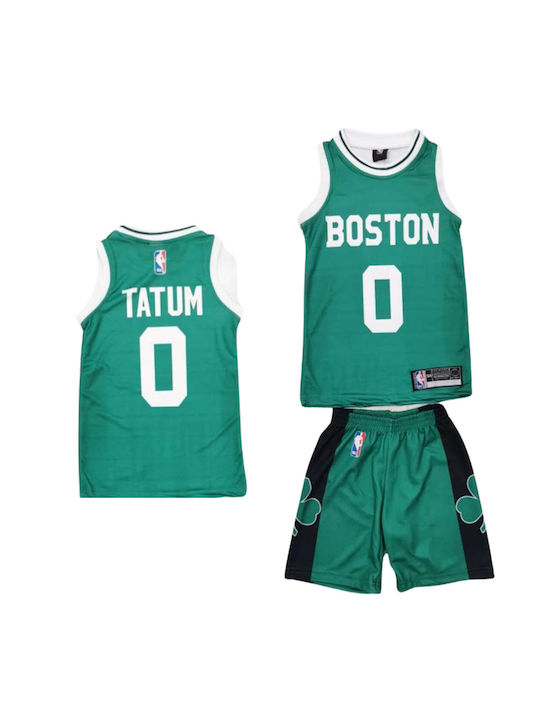 Παιδικό Σετ Μπάσκετ Tatum 0 Green Balón De Oro Πράσινο Unisex Bj82