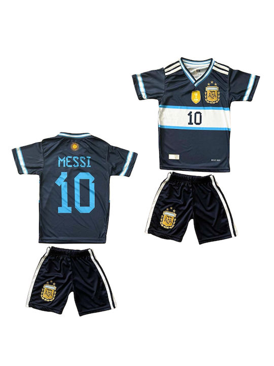 Παιδικό Σετ Ποδοσφαίρου Messi Αργεντινή Limited Edition Balón De Oro Μπλε Unisex Fj76