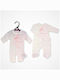 Princess Baby Bodysuit Set Pink